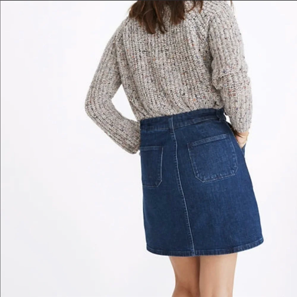 Madewell Denim Utility Skirt